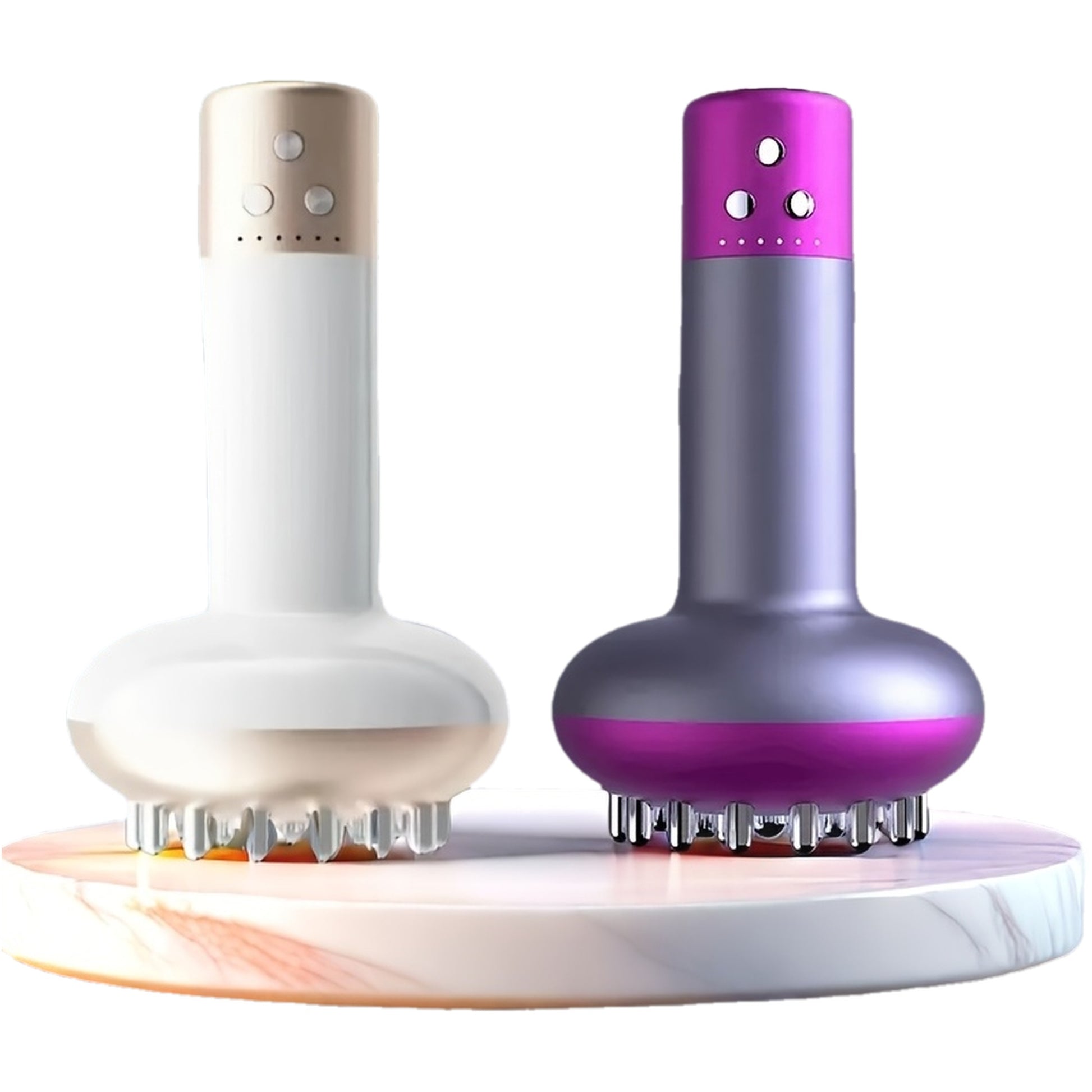 2pcs Electric Vibration Brush Relaxing Heating Massage  Whole Body Massager Device for Home Use
