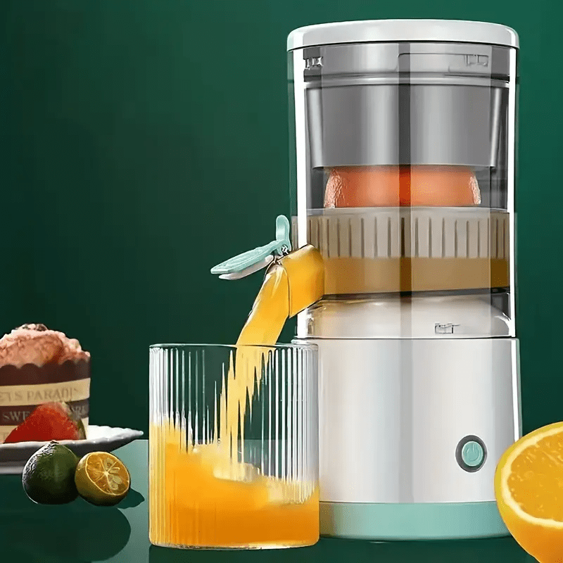 Portable Citrus Juicer  Multifunctional Automatic Orange and Lemon Squeezer Suitable for Various Scenarios Home School Dormitory Kitchen Restaurant etc Perfect for Making Fresh Orange Juice  Essential Kitchen Gadget with Detachable Design