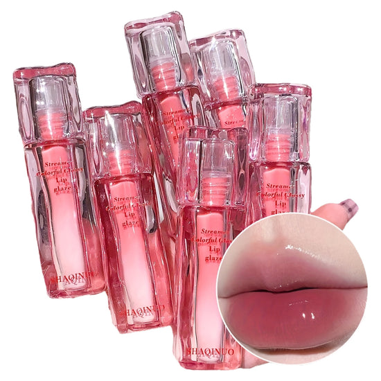 Glossy Berry Lip Gloss Set 6 Colors Volumizing  Moisturizing