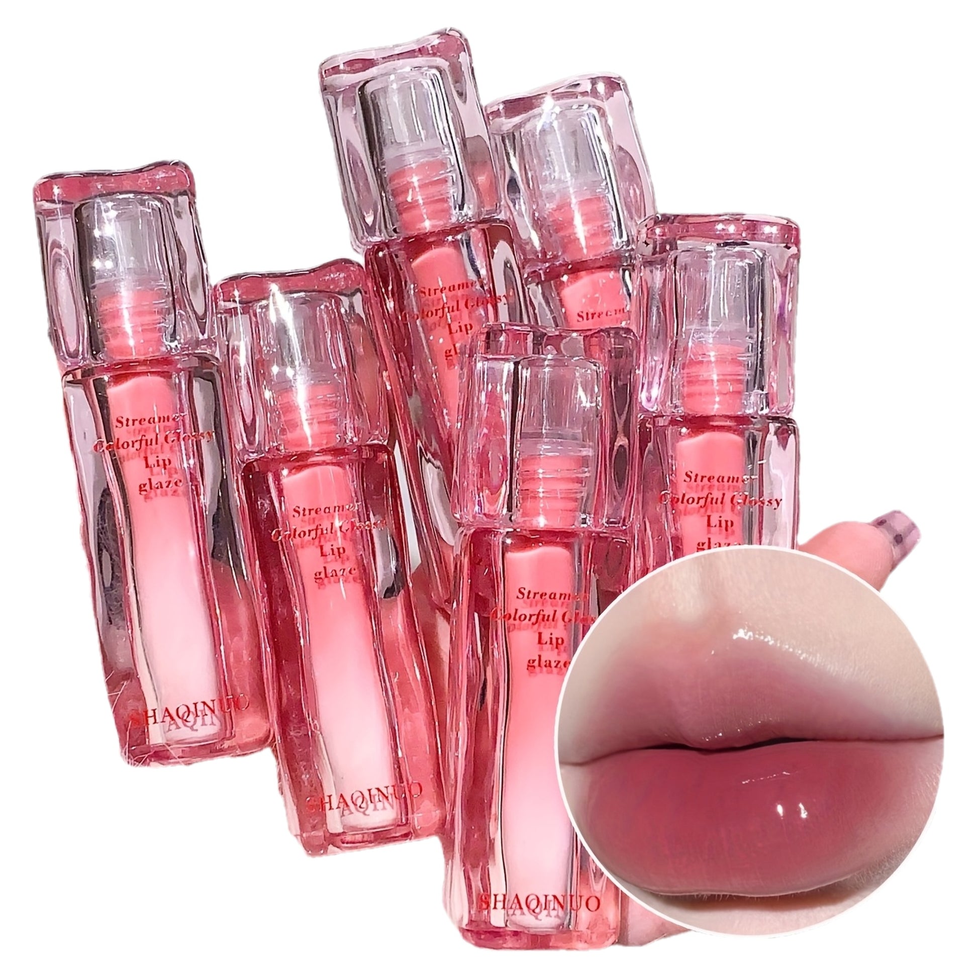 Glossy Berry Lip Gloss Set 6 Colors Volumizing  Moisturizing