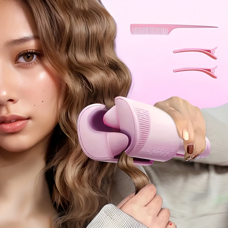 Eu Plug 32mm Large Wave Curling Iron Thick Automatic Roller with Permanent Setting and No Hair Sticking