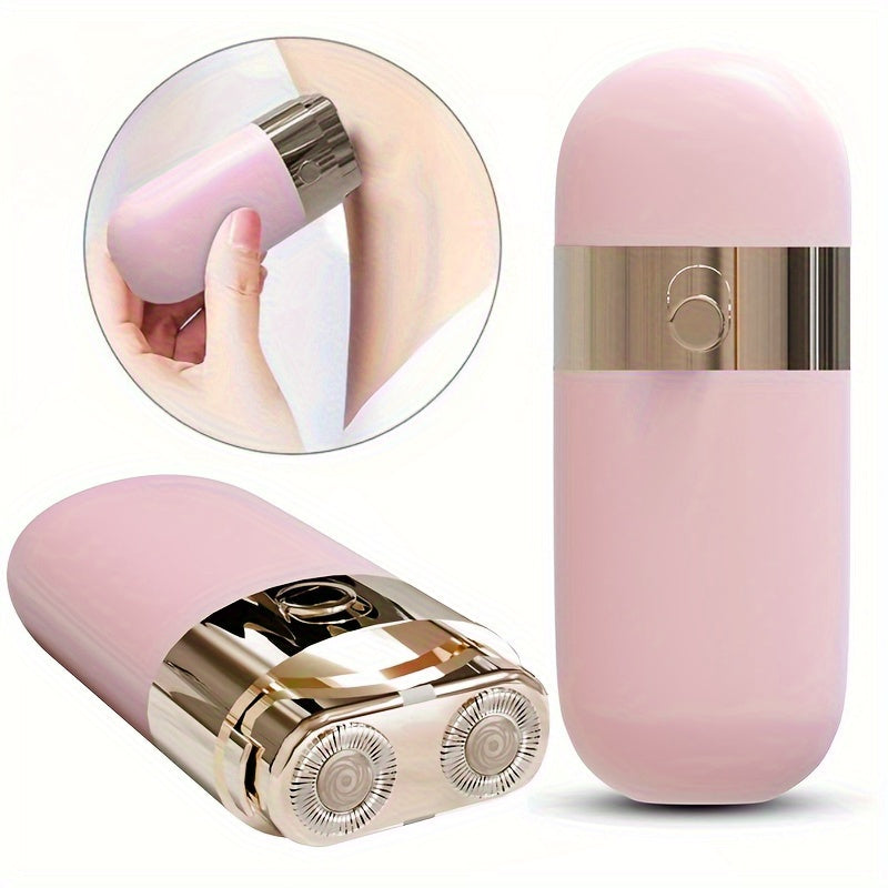 Womens Electric Shaver Hair Trimmer Small Portable Pink Rechargeable Razor